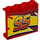 LEGO Paneel 1 x 4 x 3 met Lightning McQueen Geel flash Middle en &#039;95&#039; met zijsteunen, holle noppen (33892 / 60581)