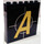 LEGO Panneau 1 x 6 x 5 avec Agents logo Autocollant (59349)