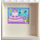 LEGO Paneel 1 x 6 x 5 met &#039;News&#039; map Buiten en Tv screen met een cake inside Sticker (59349)