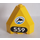 LEGO Panel 3 x 3 x 3 Corner with &#039;559&#039; and Dolphin (facing right) Sticker (30079)