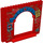 LEGO Paneel 4 x 16 x 10 met Gate Gat met Spider-Man, Green Goblin, en Blauw Stone archway (15626 / 21361)