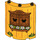LEGO Panneau 4 x 4 x 6 Incurvé avec Wooden Fenêtre et Fleur Planter Boîte (30562 / 78206)