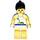 LEGO Paradisa Femelle avec Palmtree, Sun et Dauphin Chemise, Noir Queue de cheval Cheveux Minifigurine