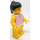 LEGO Paradisa Female with Pink Top and Lace Collar Minifigure
