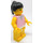 LEGO Paradisa Weiblich mit Rosa oben und Lace Kragen Minifigur