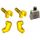 LEGO Paradisa Torso Tank oben mit Sailboat Logo mit Gelb Arme und Gelb Hände (973 / 76382)