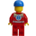 LEGO Paramedico in Rosso uniform, Blu Palla Berretto Minifigure