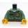 LEGO Park Ranger with Reddish Brown Hair Minifig Torso (973 / 76382)