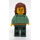 LEGO Park Ranger med Reddish Brun Hår Minifigur