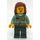 LEGO Park Ranger med Reddish Brun Hår Minifigur