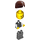 LEGO Passenger / Businessman with Black Vest, Striped Tie Minifigure