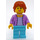 LEGO Passenger - Lavender Shirt with Necklace Pendant, Female Minifigure