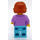 LEGO Passeggero - Lavanda Maglietta con Collana Pendant, Femmina Minifigure