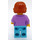LEGO Passenger - Lavender Shirt met Necklace Pendant, Female minifiguur