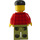 LEGO Passenger Man - Rood Flannel Shirt minifiguur