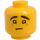LEGO Patient Minifigure Head (Recessed Solid Stud) (3626 / 38736)