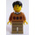 LEGO Patient met Zwart Haar Minifiguur