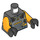 LEGO Perle dunkelgrau AIM Agent Minifig Torso (973 / 76382)