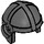 LEGO Pearl Dark Gray Aviator Hat (30171 / 90510)