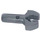 LEGO Grigio perlato scuro Barra 1 con Clip (con spazio nella clip) (41005 / 48729)