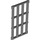 LEGO Perle dunkelgrau Bar 1 x 4 x 6 mit Gitter Fenster (92589)