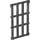 LEGO Perle dunkelgrau Bar 1 x 4 x 6 mit Gitter Fenster (92589)