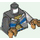 LEGO Pearl Dark Gray Bass Bot Torso (973)