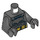 LEGO Pearl Dark Gray Batman Armored Minifig Torso (973 / 76382)