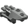 LEGO Pearl Dark Gray Bionicle 3 x 5 x 2 Knee Shield (53543)