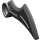 LEGO Perle dunkelgrau Klinge mit Technic Loch 1 (98347)