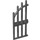 LEGO Parelmoer Donkergrijs Deur 1 x 4 x 9 Arched Gate met Bars (42448)