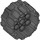 LEGO Pearl Dark Gray Hard Plastic Wheel Ø37 x 22 with Holes (22410)