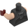 LEGO Pearl Dark Gray Hawkeye with Dark Red and Quiver with Dark Red Hand Minifig Torso (973 / 76382)