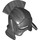 LEGO Pearl Dark Gray Helmet with Comb (10051)
