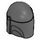 LEGO Pearl Dark Gray Helmet with Sides Holes (3807 / 87610)