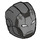 LEGO Pearl Dark Gray Helmet with Smooth Front with Silver Iron Man Mask (28631 / 69165)