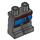 LEGO Perle dunkelgrau Hüften und Beine mit Blau Tunic (3815 / 75101)