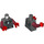 LEGO Gris foncé nacré Iron Man Blazer Armor Minifig Torse (973 / 76382)