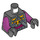 LEGO Pearl Dark Gray Ironclad Henchman Minifig Torso (973 / 76382)