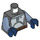 LEGO Pearl Dark Gray Jango Fett Minifig Torso (973 / 76382)