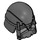 LEGO Pearl Dark Gray Knight of Ren Helmet with Visor (65382)