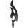 LEGO Pearl Dark Gray Large Tribal Flame (18396)