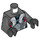 LEGO Pearl Dark Gray M-oc Hunter Droid Minifig Torso (973 / 76382)
