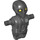 LEGO Pearl Dark Gray Medical Droid Torso with Head with &#039;T&#039; Badge (90446)