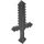 LEGO Perle dunkelgrau Minecraft Schwert (18787)