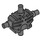 LEGO Gris foncé nacré Minifig Mécanique Torse avec 4 Côté Attachment Cylinders (54275)