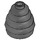 LEGO Pearl Dark Gray Minifigure Beehive Hat (35574)