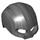 LEGO Pearl Dark Gray Minifigure Figure Helmet Top (19303 / 32822)