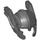 LEGO Pearl Dark Gray Minifigure Helmet (30982)