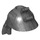 LEGO Pearl Dark Gray Minifigure Samurai Helmet with Horizontal Clip (65037 / 98128)